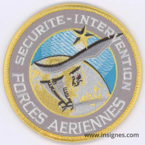 FORCES AERIENNES SECURITE INTERVENTION Tissu Patch Variante couleurs