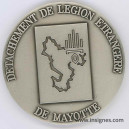 Détachement de Legion Etrangére de Mayotte Médaille de table 68 mm