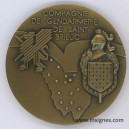 Compagnie de Gendarmerie de Saint-Brieux Médaille de table
