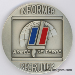 Informer Recruter CIRAT Armée de Terre Médaille 70 mm