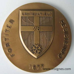 76° Régiment d'Infanterie Médaille de table